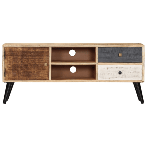 Móvel de TV - Modulo de TV - Armário de TV 115x30x47 cm madeira de mangueira maciça