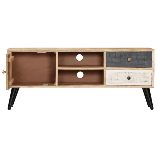 Móvel de TV - Modulo de TV - Armário de TV 115x30x47 cm madeira de mangueira maciça