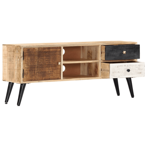 Móvel de TV - Modulo de TV - Armário de TV 115x30x47 cm madeira de mangueira maciça