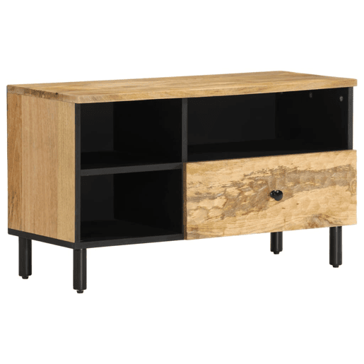 Móvel de TV - Modulo de TV - Armário de TV 80x33x46 cm madeira de mangueira maciça