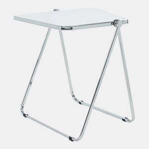 Mesa de apoio Alerhavn dobrável 70x49x68 cm branco en.casa