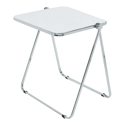 Mesa de apoio Alerhavn dobrável 70x49x68 cm branco en.casa