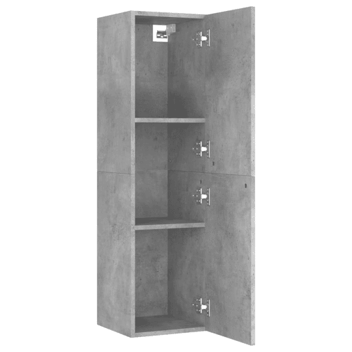 Móvel de TV - Modulo de TV - Armário de TV 30,5x30x110 cm derivados madeira cinzento cimento