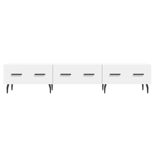 Móvel de TV - Modulo de TV - Armário de TV 150x36x30 cm derivados de madeira branco