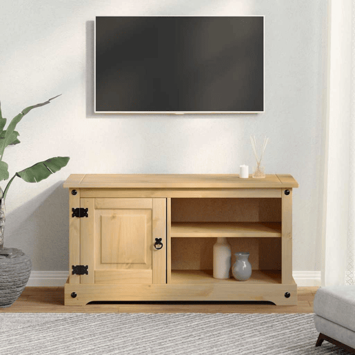 Móvel de TV - Modulo de TV - Armário de TV Corona 100x40x52 cm madeira de pinho maciça