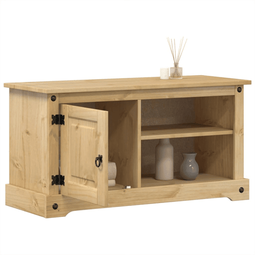 Móvel de TV - Modulo de TV - Armário de TV Corona 100x40x52 cm madeira de pinho maciça