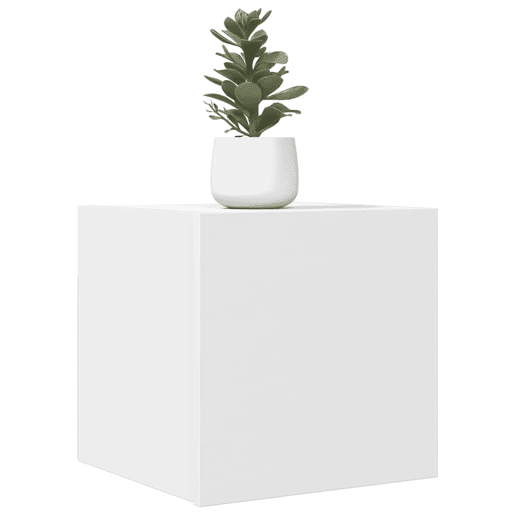 Armário de parede para TV - Módulos de TV 30,5x30x30 cm branco