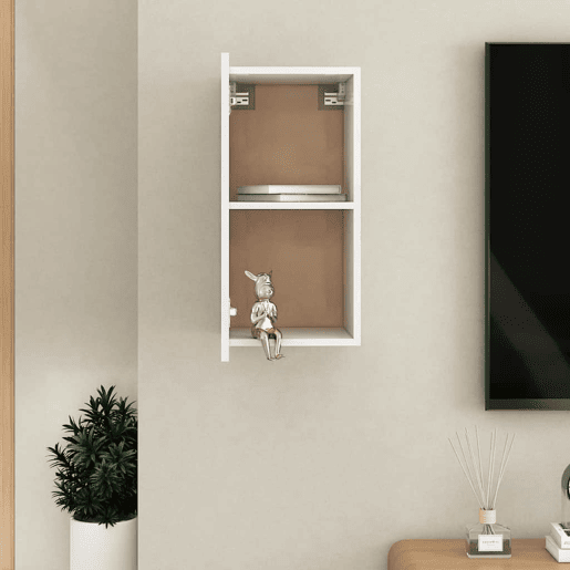Móvel de TV - Modulo de TV - Armário de TV 30,5x30x60 cm derivados de madeira branco