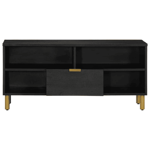 Móvel de TV - Modulo de TV - Armário de TV 100x33x46 cm derivados de madeira preto Móvel de TV - Modulo de TV - Armário de TV 100x33x46 cm derivados de madeira preto