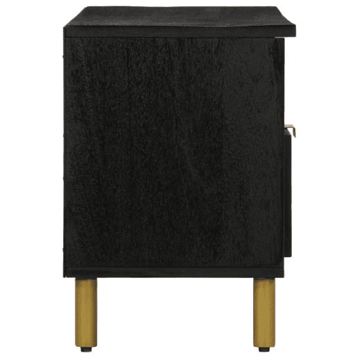 Móvel de TV - Modulo de TV - Armário de TV 100x33x46 cm derivados de madeira preto Móvel de TV - Modulo de TV - Armário de TV 100x33x46 cm derivados de madeira preto
