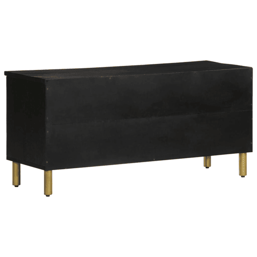 Móvel de TV - Modulo de TV - Armário de TV 100x33x46 cm derivados de madeira preto Móvel de TV - Modulo de TV - Armário de TV 100x33x46 cm derivados de madeira preto