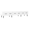 Móvel de TV - Modulo de TV - Armário de TV 150x36x30 cm derivados de madeira branco brilhante