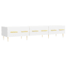 Móvel de TV - Modulo de TV - Armário de TV 150x36x30 cm derivados de madeira branco