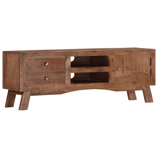 Móvel de TV - Modulo de TV - Armário de TV 110x30x40 cm madeira de mangueira áspera