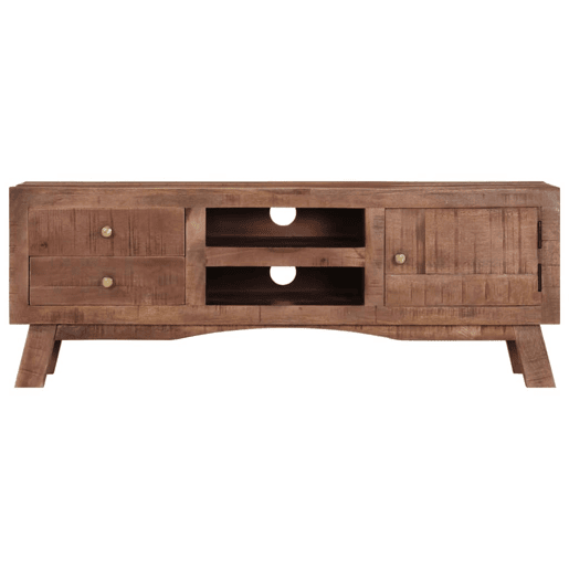 Móvel de TV - Modulo de TV - Armário de TV 110x30x40 cm madeira de mangueira áspera