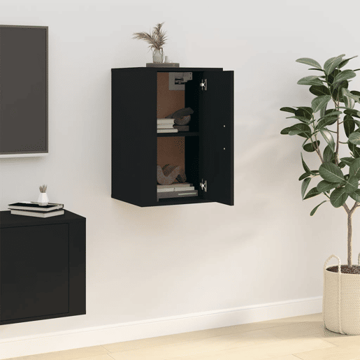 Móvel de TV - Modulo de TV - Armário de TV de parede 40x34,5x60 cm preto
