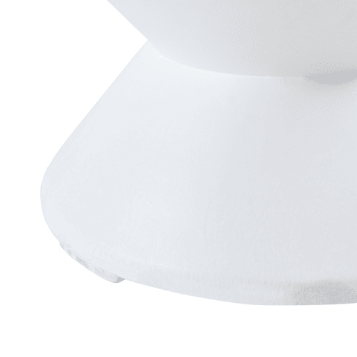 Mesa de apoio Kyppeslo 47xØ37 cm branco en.casa