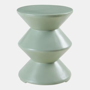 Mesa de apoio Kyppeslo 47xØ37 cm verde menta en.casa