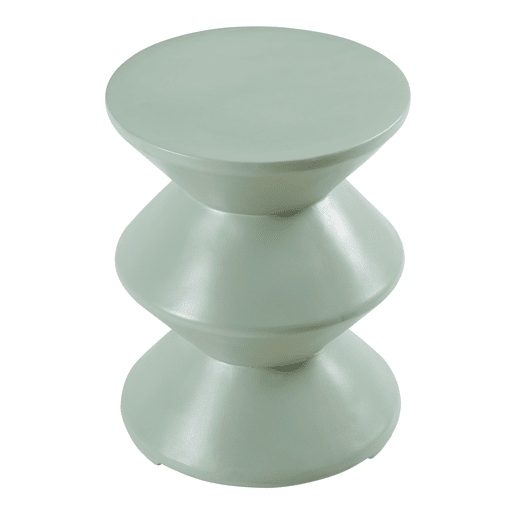 Mesa de apoio Kyppeslo 47xØ37 cm verde menta en.casa