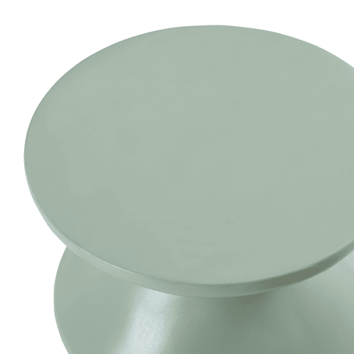 Mesa de apoio Kyppeslo 47xØ37 cm verde menta en.casa