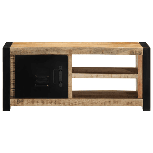 Móvel de TV - Modulo de TV - Armário de TV 80x30x35 cm madeira mangueira áspera maciça