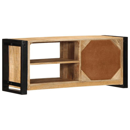 Móvel de TV - Modulo de TV - Armário de TV 80x30x35 cm madeira mangueira áspera maciça