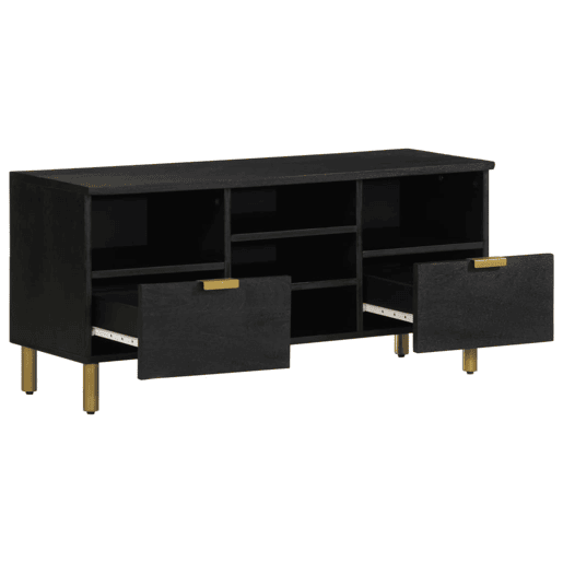 Móvel de TV - Modulo de TV - Armário de TV 100x33x46 cm derivados de madeira preto Móvel de TV - Modulo de TV - Armário de TV 100x33x46 cm derivados de madeira preto