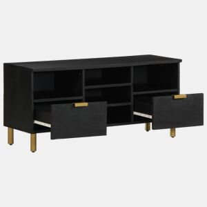 Móvel de TV - Modulo de TV - Armário de TV 100x33x46 cm derivados de madeira preto