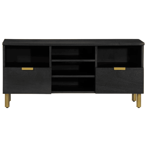 Móvel de TV - Modulo de TV - Armário de TV 100x33x46 cm derivados de madeira preto Móvel de TV - Modulo de TV - Armário de TV 100x33x46 cm derivados de madeira preto