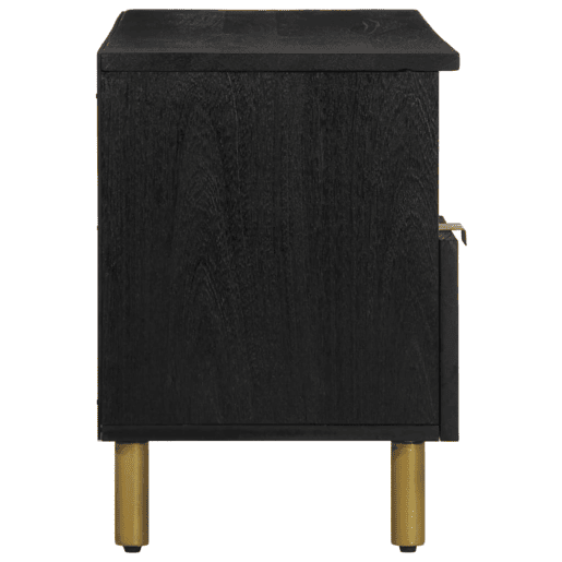 Móvel de TV - Modulo de TV - Armário de TV 100x33x46 cm derivados de madeira preto Móvel de TV - Modulo de TV - Armário de TV 100x33x46 cm derivados de madeira preto