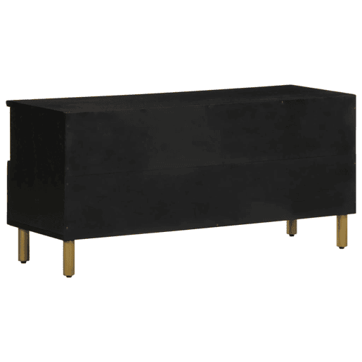 Móvel de TV - Modulo de TV - Armário de TV 100x33x46 cm derivados de madeira preto Móvel de TV - Modulo de TV - Armário de TV 100x33x46 cm derivados de madeira preto