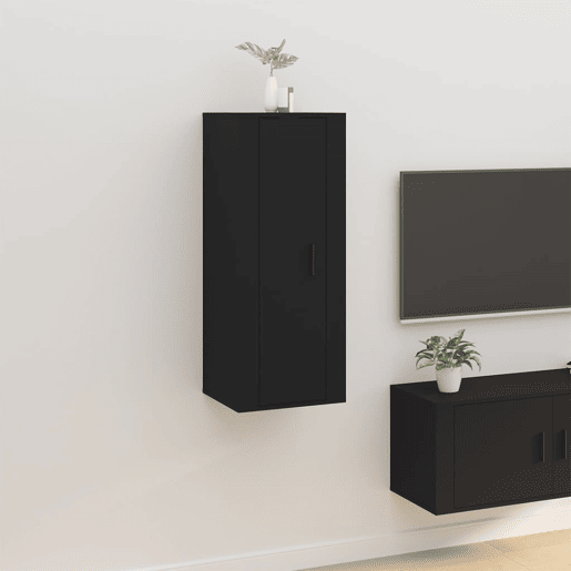 Móvel de TV - Modulo de TV - Armário de TV de parede 40x34,5x100 cm preto