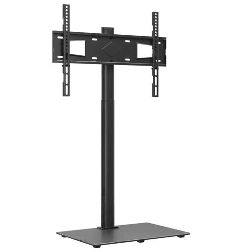Suporte de canto para TV 32-65 polegadas c 1 prateleira preto Suporte de canto para TV 32-65 polegadas c 1 prateleira preto