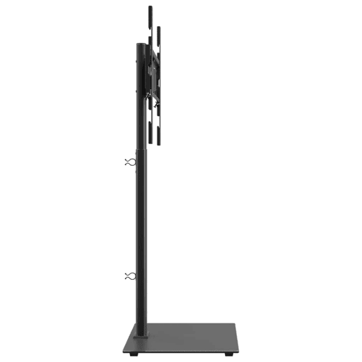 Suporte de canto para TV 32-65 polegadas c 1 prateleira preto Suporte de canto para TV 32-65 polegadas c 1 prateleira preto