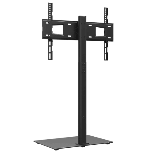 Suporte de canto para TV 32-65 polegadas c 1 prateleira preto Suporte de canto para TV 32-65 polegadas c 1 prateleira preto