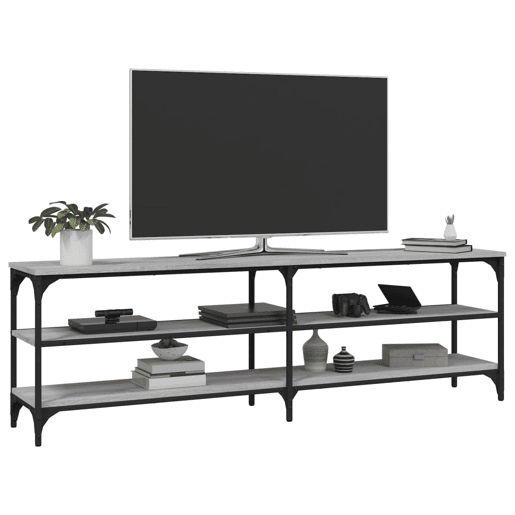 Móvel para TV - Móvel de TV - Armário de TV 160x30x50 cm derivados de madeira cinzento sonoma