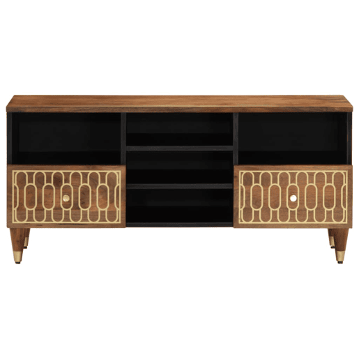 Móvel de TV - Modulo de TV - Armário de TV 100x33x46 cm madeira de mangueira maciça