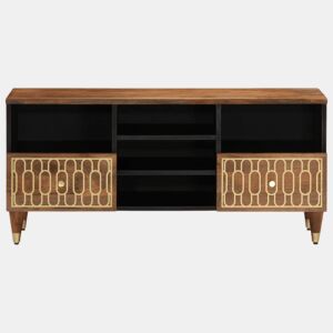 Móvel de TV - Modulo de TV - Armário de TV 100x33x46 cm madeira de mangueira maciça