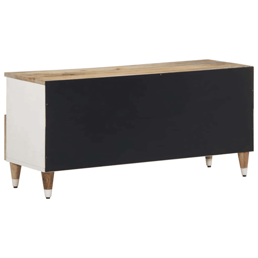 Móvel de TV - Modulo de TV - Armário de TV 100x33,5x46 cm madeira de mangueira maciça