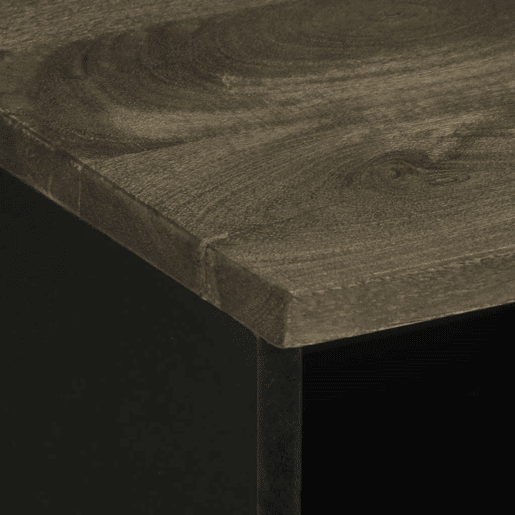 Móvel de TV - Modulo de TV - Armário de TV 100x33x46 cm madeira de mangueira maciça preto Móvel de TV - Modulo de TV - Armário de TV 100x33x46 cm madeira de mangueira maciça preto