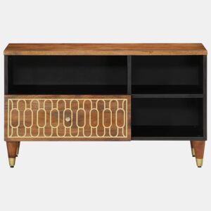 Móvel de TV - Modulo de TV - Armário de TV 80x33x46 cm madeira de mangueira maciça