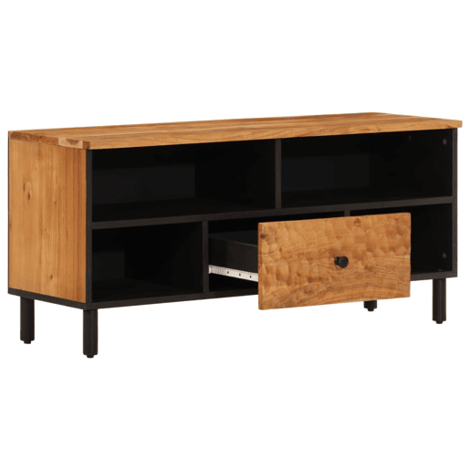 Móvel de TV - Modulo de TV - Armário de TV 100x33x46 cm madeira de acácia maciça
