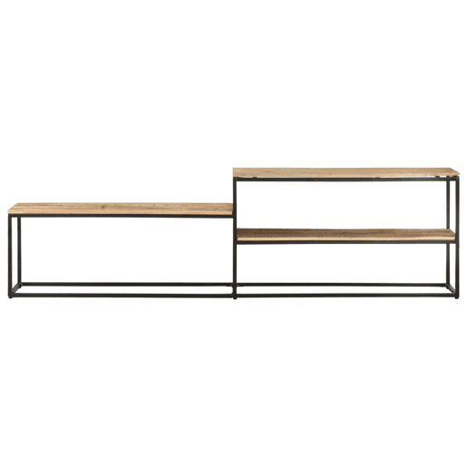 Móvel de TV - Modulo de TV - Armário de TV 180x30x50 cm madeira de mangueira áspera