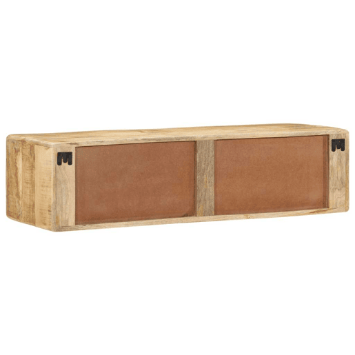 Armário de TV - Móvel de TV para parede 100x32x25 cm mangueira áspera maciça