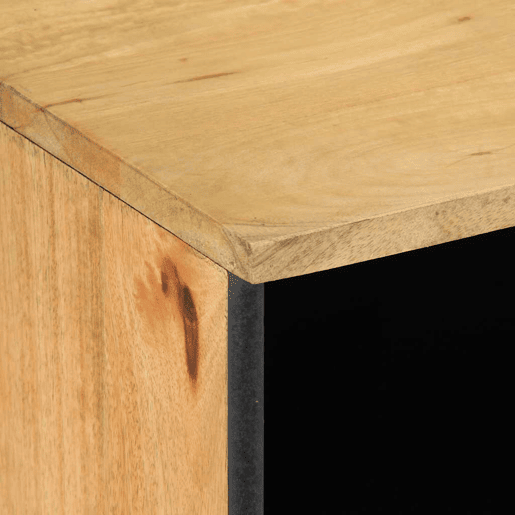 Móvel de TV - Modulo de TV - Armário de TV 100x33x46 cm madeira de mangueira maciça castanho Móvel de TV - Modulo de TV - Armário de TV 100x33x46 cm madeira de mangueira maciça castanho