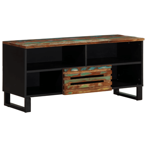 Móvel de TV - Modulo de TV - Armário de TV 100x34x46 cm madeira de acácia maciça