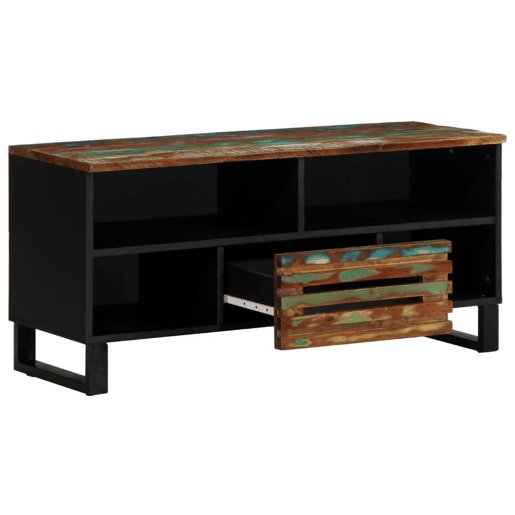 Móvel de TV - Modulo de TV - Armário de TV 100x34x46 cm madeira de acácia maciça