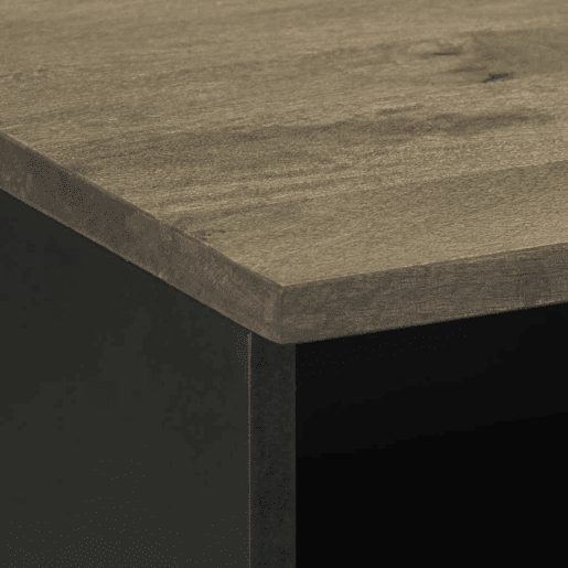 Móvel de TV - Modulo de TV - Armário de TV 70x33x46 cm madeira de mangueira maciça preto Móvel de TV - Modulo de TV - Armário de TV 70x33x46 cm madeira de mangueira maciça preto