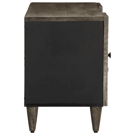 Móvel TV - Modulo de TV - Armário de TV cinzento claro 105x33,5x46 cm madeira mangueira maciça