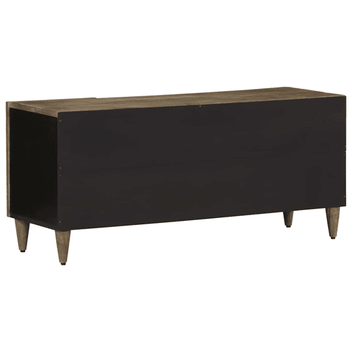 Móvel TV - Modulo de TV - Armário de TV cinzento claro 105x33,5x46 cm madeira mangueira maciça